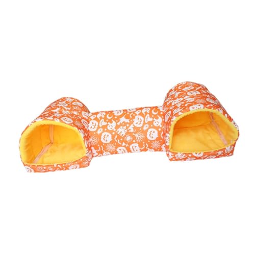 KESOTO Hamster Tunnel Meerschweinchen -Tunnel -Spielzeugkaninchen Spielzeughöhle für kleine Tiere Mäuse, Kürbis KESOTO Hamster Tunnel Meerschweinchen -Tunnel -Spielzeugkaninchen Spielzeughöhle für kleine Tiere Mäuse, Kürbis von KESOTO