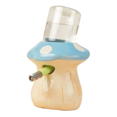 KESOTO Hamster Wasserflasche mit Ständer, Trinkflasche, Kreativ, Kleintierbedarf, für Kleintiere, Chinchilla, Frettchen, Blau von KESOTO
