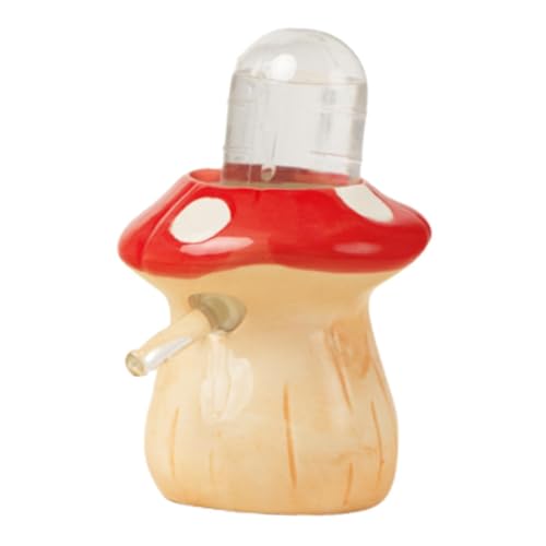 KESOTO Hamster Wasserflasche mit Ständer, Trinkflasche, Kreativ, Kleintierbedarf, für Kleintiere, Chinchilla, Frettchen, Rot von KESOTO