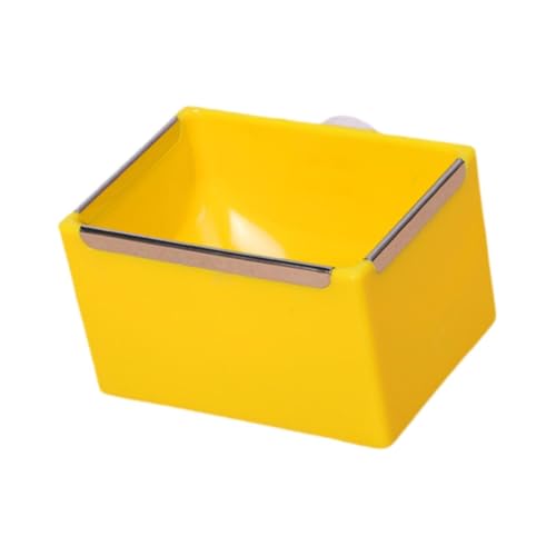 KESOTO Hamsterfutternapf Kleintierfutternapf Haustiernapf Leicht zu Reinigen Stall für Den Innenbereich Kaninchenfutternapf Wassernapf, für Kaninchen, Gelb KESOTO Hamsterfutternapf Kleintierfutternapf Haustiernapf Leicht zu Reinigen Stall für Den Innenbereich Kaninchenfutternapf Wassernapf, für Kaninchen, Gelb von KESOTO