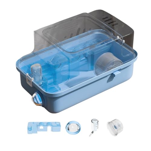 KESOTO Hamsterkäfig, Doppelschichten Lebensraum, Kleiner Tierkäfig, für Zuckergleiter Ratten, kleine Tiere, Blau KESOTO Hamsterkäfig, Doppelschichten Lebensraum, Kleiner Tierkäfig, für Zuckergleiter Ratten, kleine Tiere, Blau von KESOTO