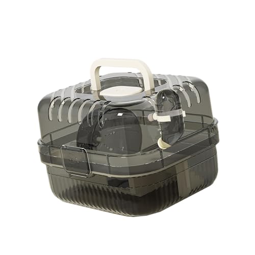 KESOTO Hamsterkäfig, Tragebox, Hamsterhaus, Tragbar, Durchsichtig, Kleintierkäfig, Ausgehender Lebensraum für, Mäuse, Ratten, Frettchen, Igel, Weiß KESOTO Hamsterkäfig, Tragebox, Hamsterhaus, Tragbar, Durchsichtig, Kleintierkäfig, Ausgehender Lebensraum für, Mäuse, Ratten, Frettchen, Igel, Weiß von KESOTO