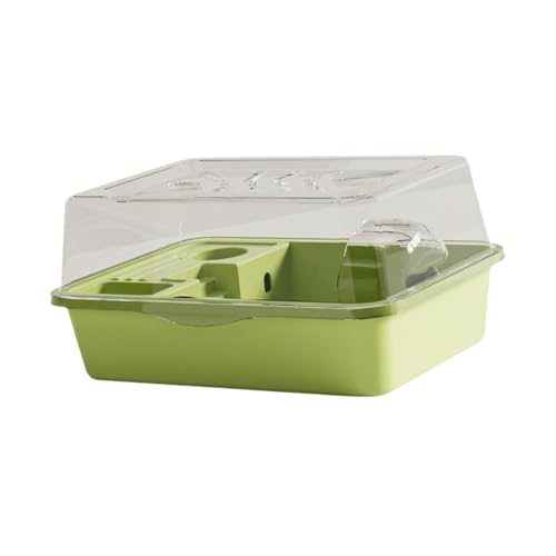 KESOTO Hamsterkäfig für Kleintiere, Spielhaus mit Belüftung, Gehege für Rennmäuse Und Meerschweinchen, GrÜn KESOTO Hamsterkäfig für Kleintiere, Spielhaus mit Belüftung, Gehege für Rennmäuse Und Meerschweinchen, GrÜn von KESOTO