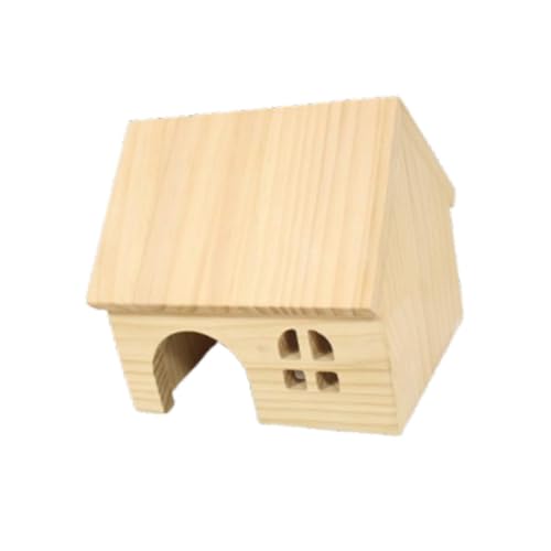 KESOTO Haus Versteck Exploration Spielzeug Holz Haustier Lebensraum für Zwerghamster, S KESOTO Haus Versteck Exploration Spielzeug Holz Haustier Lebensraum für Zwerghamster, S von KESOTO