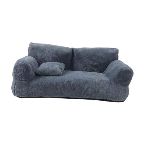 KESOTO Haustier-, Haustier-Liegestuhl, Haustier-Couch mit abnehmbarem Bezug für Haustier-Katzenwelpen, Dunkelgrau KESOTO Haustier-, Haustier-Liegestuhl, Haustier-Couch mit abnehmbarem Bezug für Haustier-Katzenwelpen, Dunkelgrau von KESOTO