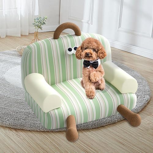 KESOTO Haustier Couchbett, Verschleißfestes Hundebett, Bezaubernd, Bequem, Weich, Atmungsaktiv für Den Innenbereich, Niedlich, Abnehmbarer Bezug, rutschfeste, Grün XL KESOTO Haustier Couchbett, Verschleißfestes Hundebett, Bezaubernd, Bequem, Weich, Atmungsaktiv für Den Innenbereich, Niedlich, Abnehmbarer Bezug, rutschfeste, Grün XL von KESOTO