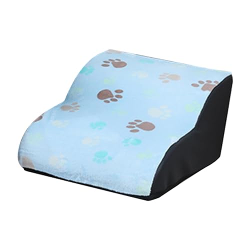 KESOTO Haustier-Hundetreppe, 2 Stufen, rutschfest, bequem, Haustiertreppe, Haustier-Kletterleiter für hohe Betten, Couchen, Innensofas, Blau KESOTO Haustier-Hundetreppe, 2 Stufen, rutschfest, bequem, Haustiertreppe, Haustier-Kletterleiter für hohe Betten, Couchen, Innensofas, Blau von KESOTO