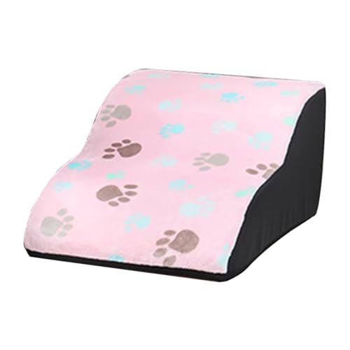 KESOTO Haustier-Hundetreppe, 2 Stufen, rutschfest, bequem, Haustiertreppe, Haustier-Kletterleiter für hohe Betten, Couchen, Innensofas, Rosa KESOTO Haustier-Hundetreppe, 2 Stufen, rutschfest, bequem, Haustiertreppe, Haustier-Kletterleiter für hohe Betten, Couchen, Innensofas, Rosa von KESOTO