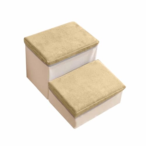 KESOTO Haustier-Hundetreppe, Haustierleiter für Couch und Sofa, wasserdichte, verdickte Haustierstufen, Rampe für verletzte Katzen, Leiter für Welpen, GrÜn von KESOTO