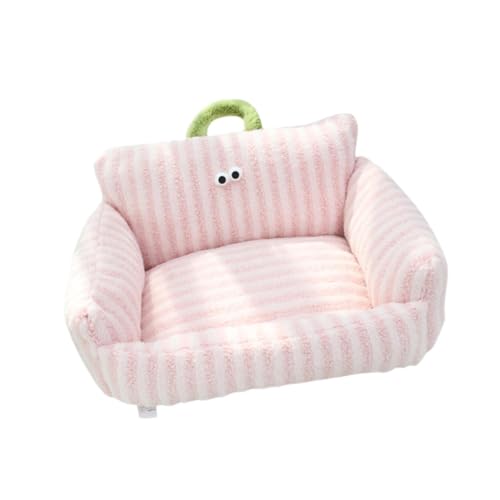 KESOTO Haustierbett für Katzen Und Hunde, Waschbare Isomatte, Abnehmbares Sofa Nest für Kätzchen, Pink S KESOTO Haustierbett für Katzen Und Hunde, Waschbare Isomatte, Abnehmbares Sofa Nest für Kätzchen, Pink S von KESOTO