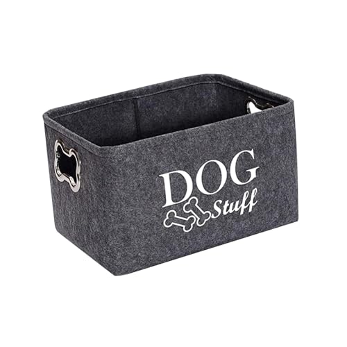KESOTO Haustierspielzeug-Organizer-Box, Filz-Haustierbehälter, Korb, Hundezubehör, Aufbewahrungsbehälter, großes Fassungsvermögen für Decken KESOTO Haustierspielzeug-Organizer-Box, Filz-Haustierbehälter, Korb, Hundezubehör, Aufbewahrungsbehälter, großes Fassungsvermögen für Decken von KESOTO