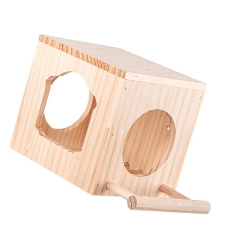 KESOTO Holz Vogelhaus für Kleine Vögel Im Freien, Mehrfarbig, L with Stand Pole KESOTO Holz Vogelhaus für Kleine Vögel Im Freien, Mehrfarbig, L with Stand Pole von KESOTO