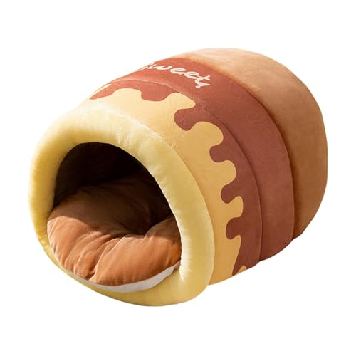 KESOTO Honey Pot Katzenbett, Katzenhöhle, Katzenbett, Hundenest für Chihuahua, M Brown KESOTO Honey Pot Katzenbett, Katzenhöhle, Katzenbett, Hundenest für Chihuahua, M Brown von KESOTO