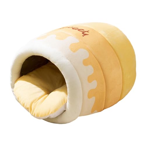 KESOTO Honey Pot Katzenbett, Katzenhöhle, Katzenbett, Hundenest für Chihuahua, S Yellow KESOTO Honey Pot Katzenbett, Katzenhöhle, Katzenbett, Hundenest für Chihuahua, S Yellow von KESOTO