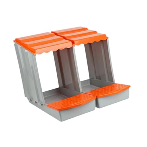 KESOTO Hühnerlegekasten, Hühnerstall, stabil, komfortabel, Hühnernistkasten, Hühnernistkasten für Geflügel, Enten, die Eier nach Hause Legen, Orange, S KESOTO Hühnerlegekasten, Hühnerstall, stabil, komfortabel, Hühnernistkasten, Hühnernistkasten für Geflügel, Enten, die Eier nach Hause Legen, Orange, S von KESOTO