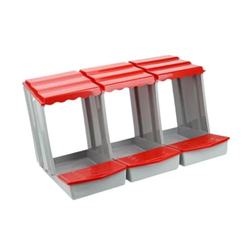 KESOTO Hühnerlegekasten, Hühnerstall, stabil, komfortabel, Hühnernistkasten, Hühnernistkasten für Geflügel, Enten, die Eier nach Hause Legen, Rot, M KESOTO Hühnerlegekasten, Hühnerstall, stabil, komfortabel, Hühnernistkasten, Hühnernistkasten für Geflügel, Enten, die Eier nach Hause Legen, Rot, M von KESOTO