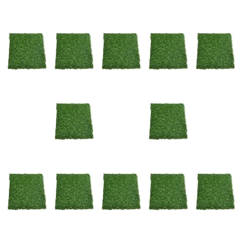 KESOTO Hühnermatten für Nestkästen, Kunstrasen für Kleine Tiere, Teppich für Hühner Im Garten, Style C von KESOTO