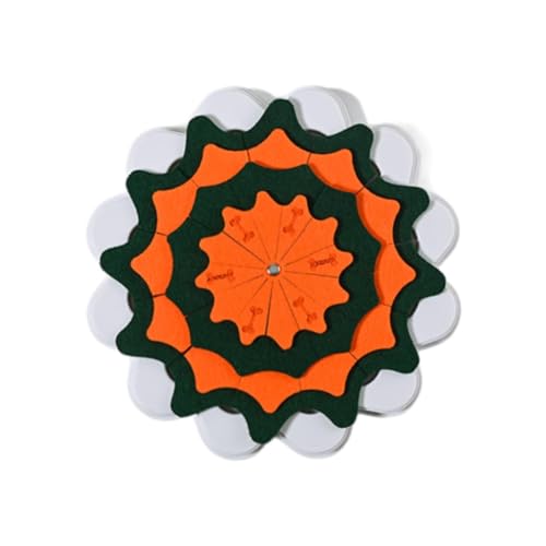 KESOTO Hunde Lick Pad Futtermatte Interaktives Spielzeug für Langsame Fütterung, Orange KESOTO Hunde Lick Pad Futtermatte Interaktives Spielzeug für Langsame Fütterung, Orange von KESOTO