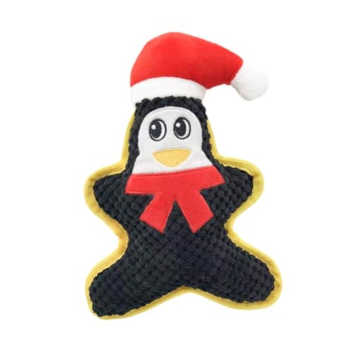 KESOTO Hunde-Quietschspielzeug, Weihnachts-Interaktives Plüsch-Hundespielzeug, süß für kleine, mittelgroße und große Hunde, Welpen, Pinguin KESOTO Hunde-Quietschspielzeug, Weihnachts-Interaktives Plüsch-Hundespielzeug, süß für kleine, mittelgroße und große Hunde, Welpen, Pinguin von KESOTO