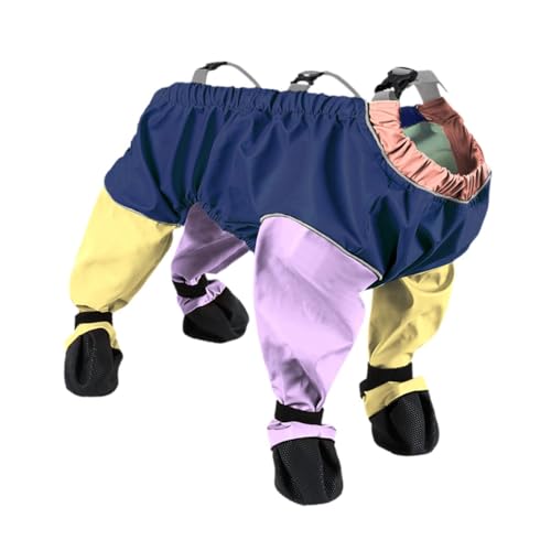 KESOTO Hunde-Regenmantel, wasserdichte Kleidung für Haustiere, bequem, leicht, praktisch, Hunde-Regenjacke, Regenponcho für ausgehende Wanderhunde, Multicolor M KESOTO Hunde-Regenmantel, wasserdichte Kleidung für Haustiere, bequem, leicht, praktisch, Hunde-Regenjacke, Regenponcho für ausgehende Wanderhunde, Multicolor M von KESOTO
