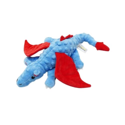 KESOTO Hunde Spielzeug mit Quietscher, Drachen Design, Interaktives Kauspielzeug für Haustiere, Blau KESOTO Hunde Spielzeug mit Quietscher, Drachen Design, Interaktives Kauspielzeug für Haustiere, Blau von KESOTO