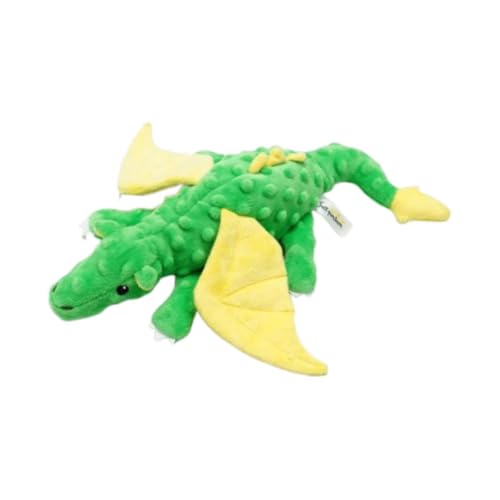 KESOTO Hunde Spielzeug mit Quietscher, Drachen Design, Interaktives Kauspielzeug für Haustiere, Grün von KESOTO