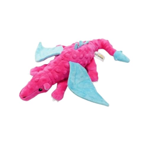 KESOTO Hunde Spielzeug mit Quietscher, Drachen Design, Interaktives Kauspielzeug für Haustiere, rosarot KESOTO Hunde Spielzeug mit Quietscher, Drachen Design, Interaktives Kauspielzeug für Haustiere, rosarot von KESOTO