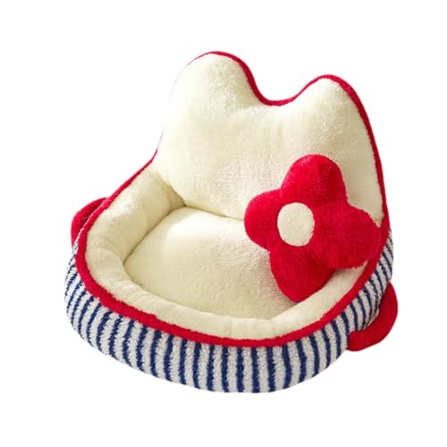 KESOTO Hundebett, Haustierbett, Katzencouch, Bett, süßes Katzenbett für Welpen, Kätzchen, kleine Hunde, Heimtierbedarf, L KESOTO Hundebett, Haustierbett, Katzencouch, Bett, süßes Katzenbett für Welpen, Kätzchen, kleine Hunde, Heimtierbedarf, L von KESOTO