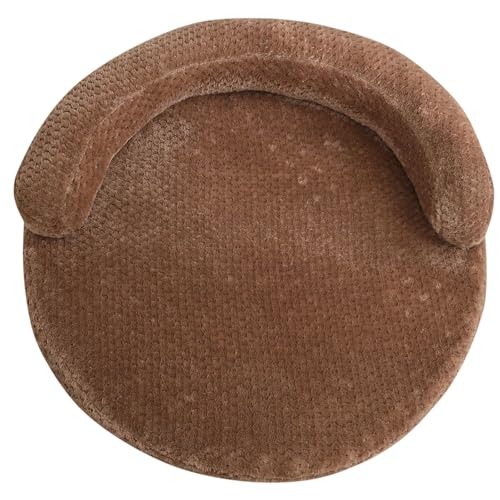 KESOTO Hundebettmatte, Katzensofa, gemütliche Hundehütte, Haustierschlafbett, Haustierbett für Katzen, kleine Hunde, Kätzchen, Braun, XL KESOTO Hundebettmatte, Katzensofa, gemütliche Hundehütte, Haustierschlafbett, Haustierbett für Katzen, kleine Hunde, Kätzchen, Braun, XL von KESOTO