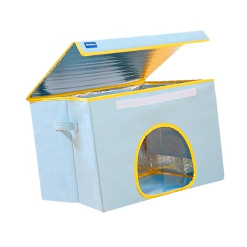 KESOTO Hundehütte, Unterschlupf, Staubschutz, für Drinnen Und Draußen, für Heißes Und Kaltes Wetter, Nest, Haustier Eigentumswohnungen für Kaninchen, Welpen, 60x44x42cm KESOTO Hundehütte, Unterschlupf, Staubschutz, für Drinnen Und Draußen, für Heißes Und Kaltes Wetter, Nest, Haustier Eigentumswohnungen für Kaninchen, Welpen, 60x44x42cm von KESOTO