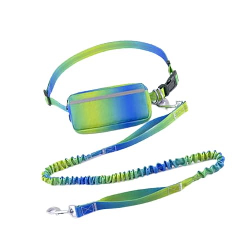 KESOTO Hundeleine mit Tasche Freihändige Hundeleine Laufleine Freihändige Hundeleine mit Tasche, GrÜn KESOTO Hundeleine mit Tasche Freihändige Hundeleine Laufleine Freihändige Hundeleine mit Tasche, GrÜn von KESOTO
