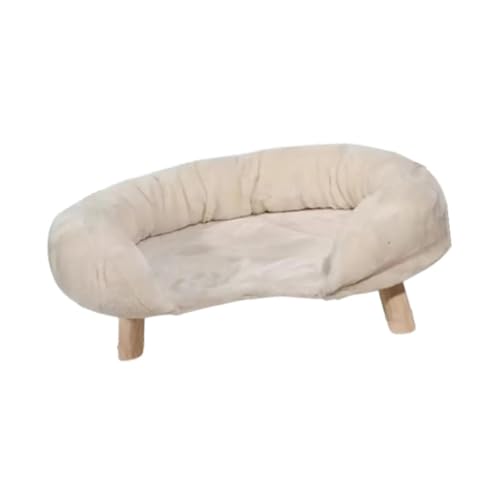 KESOTO Hundesofa für Katzen Und Kleine Hunde, Tragbares Haustierbett, Beige KESOTO Hundesofa für Katzen Und Kleine Hunde, Tragbares Haustierbett, Beige von KESOTO