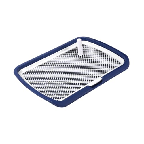 KESOTO Hundetöpfchen Toiletten PIPI Pad Halter, Pee Mesh Trainingstablett, Indoor Hundetraining Toilette für Hunde Und Welpen, Marine KESOTO Hundetöpfchen Toiletten PIPI Pad Halter, Pee Mesh Trainingstablett, Indoor Hundetraining Toilette für Hunde Und Welpen, Marine von KESOTO