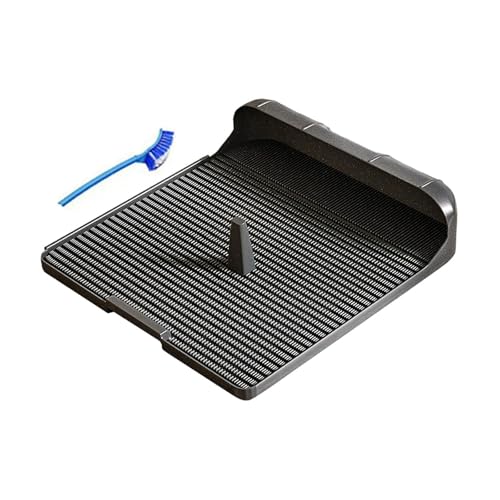 KESOTO Hundetoilette, waschbar, Flache Hundetoilette mit Pfosten, hält Pfoten und Böden sauber, Haustiertoilette, Hundetraining, Töpfchentablett, für den, Grey L KESOTO Hundetoilette, waschbar, Flache Hundetoilette mit Pfosten, hält Pfoten und Böden sauber, Haustiertoilette, Hundetraining, Töpfchentablett, für den, Grey L von KESOTO