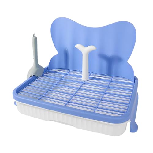 KESOTO Hundetoilette Training Ecke Training Töpfchen Tablett für Hunde Katzen kleine Tiere, Blau KESOTO Hundetoilette Training Ecke Training Töpfchen Tablett für Hunde Katzen kleine Tiere, Blau von KESOTO