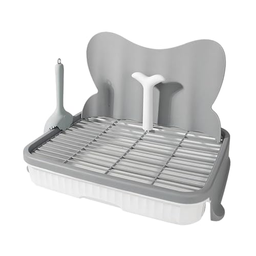 KESOTO Hundetoilette Training Ecke Training Töpfchen Tablett für Hunde Katzen kleine Tiere, Grau KESOTO Hundetoilette Training Ecke Training Töpfchen Tablett für Hunde Katzen kleine Tiere, Grau von KESOTO