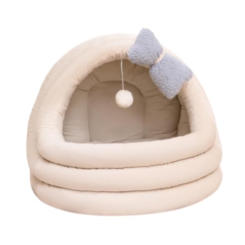 KESOTO Katze Winter warmes Bett halb geschlossen Haustier Haus Schmetterling gemütliche Haustiere Katzenhaus Katzenbett Haus, M KESOTO Katze Winter warmes Bett halb geschlossen Haustier Haus Schmetterling gemütliche Haustiere Katzenhaus Katzenbett Haus, M von KESOTO