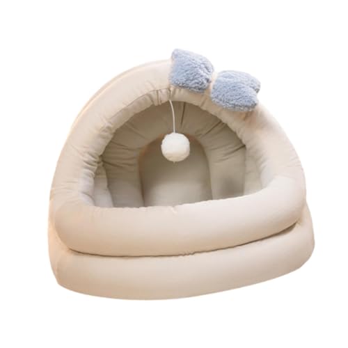 KESOTO Katze Winter warmes Bett halb geschlossen Haustier Haus Schmetterling gemütliche Haustiere Katzenhaus Katzenbett Haus, S KESOTO Katze Winter warmes Bett halb geschlossen Haustier Haus Schmetterling gemütliche Haustiere Katzenhaus Katzenbett Haus, S von KESOTO