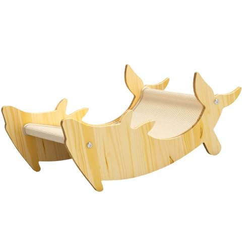 KESOTO Katzen-Loungesessel für Hauskatzen, erhöhtes Katzenbett, Geschenk, tragbar, mit Sisalsofa zum Ausruhen, süßes, stabiles Haustierbett, Katzenhängematte KESOTO Katzen-Loungesessel für Hauskatzen, erhöhtes Katzenbett, Geschenk, tragbar, mit Sisalsofa zum Ausruhen, süßes, stabiles Haustierbett, Katzenhängematte von KESOTO
