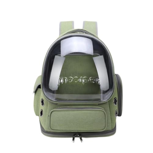 KESOTO Katzen-Rucksack-Träger-Haustier-Rucksack, erweiterbarer Haustier-Träger, Raumkapsel-Tasche zum Spazierengehen, GrÜn KESOTO Katzen-Rucksack-Träger-Haustier-Rucksack, erweiterbarer Haustier-Träger, Raumkapsel-Tasche zum Spazierengehen, GrÜn von KESOTO