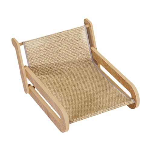 KESOTO Katzen-Sisal-Loungesessel, Katzen-Strandstuhl, Sisal-Katzenstuhl, erhöhtes Katzenbett für Häschen, Ohne Ball KESOTO Katzen-Sisal-Loungesessel, Katzen-Strandstuhl, Sisal-Katzenstuhl, erhöhtes Katzenbett für Häschen, Ohne Ball von KESOTO