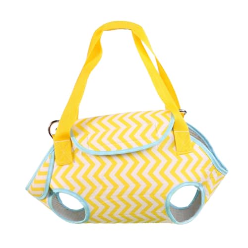 KESOTO Katzen Tragetasche, Praktische Tasche für Haustiere mit Tragegriff, Ideal für Reisen mit Kleinen Hunden Und Katzen, Gelbe Welle KESOTO Katzen Tragetasche, Praktische Tasche für Haustiere mit Tragegriff, Ideal für Reisen mit Kleinen Hunden Und Katzen, Gelbe Welle von KESOTO