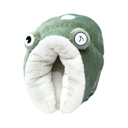 KESOTO Katzenbett für den Winter, warmes Haustierbett, süße, Bequeme, Dicke Katzenhütte, Schlafsack, kleines Katzennest für Geschenk, Kätzchen, für den, Frosch KESOTO Katzenbett für den Winter, warmes Haustierbett, süße, Bequeme, Dicke Katzenhütte, Schlafsack, kleines Katzennest für Geschenk, Kätzchen, für den, Frosch von KESOTO