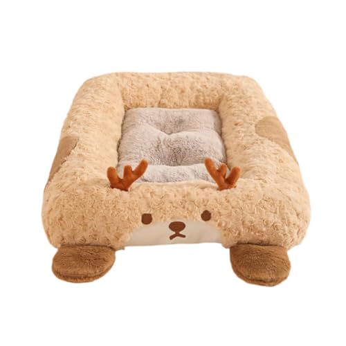 KESOTO Katzenbetten für Hauskatzen, Hundebett, Bequeme, rutschfeste Unterseite, süßes Haustierbett, Couch, S Deer KESOTO Katzenbetten für Hauskatzen, Hundebett, Bequeme, rutschfeste Unterseite, süßes Haustierbett, Couch, S Deer von KESOTO