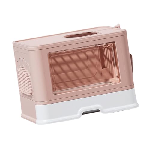 KESOTO Katzenbox für Die Reinigung, Katzentoilette für Haustiere, Einfach zu Reinigende Katzentoilette, Rosa KESOTO Katzenbox für Die Reinigung, Katzentoilette für Haustiere, Einfach zu Reinigende Katzentoilette, Rosa von KESOTO