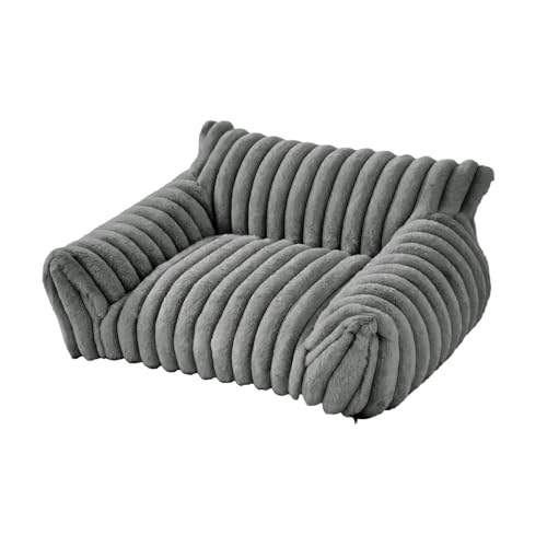 KESOTO Katzencouch Bett Hundebett rutschfeste Unterseite Katzenbetten für Hauskatzen Katzensofa für Kätzchen, Grau KESOTO Katzencouch Bett Hundebett rutschfeste Unterseite Katzenbetten für Hauskatzen Katzensofa für Kätzchen, Grau von KESOTO