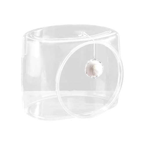 KESOTO Katzenhaus für Den Innenbereich, Schlafplatz für Hunde, Transparent, Tragbares Bett für Haustiere, Katzenhöhle für Kätzchen, Square A KESOTO Katzenhaus für Den Innenbereich, Schlafplatz für Hunde, Transparent, Tragbares Bett für Haustiere, Katzenhöhle für Kätzchen, Square A von KESOTO