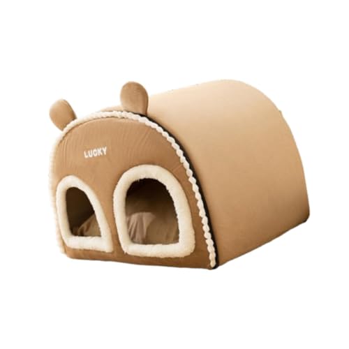 KESOTO Katzenhaus für Innenräume, Kätzchen Nest, 50,8 X 39,9 X 39,9 cm, Geeignet für Reisen Im Freien, Braun KESOTO Katzenhaus für Innenräume, Kätzchen Nest, 50,8 X 39,9 X 39,9 cm, Geeignet für Reisen Im Freien, Braun von KESOTO