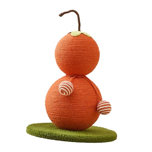 KESOTO Katzenkratzgerät Aus Sisal, Kratzkugel für Katzen, Kratzpfosten für Große Katzen, Orange KESOTO Katzenkratzgerät Aus Sisal, Kratzkugel für Katzen, Kratzpfosten für Große Katzen, Orange von KESOTO