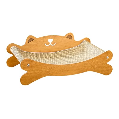 KESOTO Katzenkratzmöbel Hängematte Holzstruktur für Spiel Und Ruhe, Kein Sisalball KESOTO Katzenkratzmöbel Hängematte Holzstruktur für Spiel Und Ruhe, Kein Sisalball von KESOTO